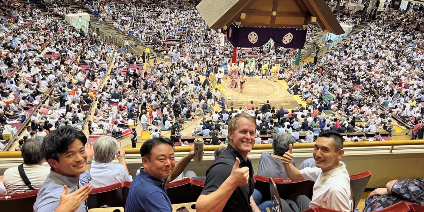 Sumo wrestling in Tokyo